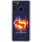 Superman 2025 Energy Shield Neon Emblem Galaxy A21 Clear Case