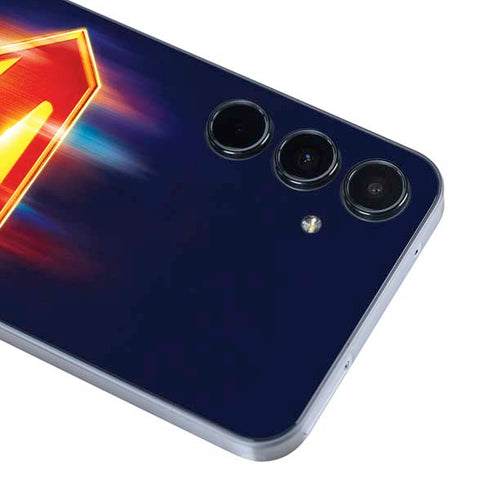 Superman 2025 Energy Shield Neon Emblem Galaxy A35 5G Skin