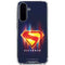 Superman 2025 Energy Shield Neon Emblem Galaxy A36 5G Clear Case