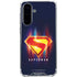 Superman 2025 Energy Shield Neon Emblem Galaxy A36 5G Clear Case