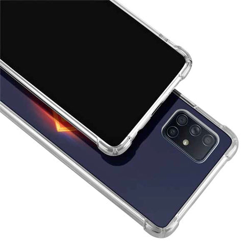 Superman 2025 Energy Shield Neon Emblem Galaxy A51 5G Clear Case