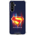 Superman 2025 Energy Shield Neon Emblem Galaxy A54 5G Clear Case
