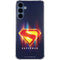 Superman 2025 Energy Shield Neon Emblem Galaxy A55 5G Clear Case