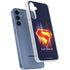 Superman 2025 Energy Shield Neon Emblem Galaxy A55 5G Clear Case