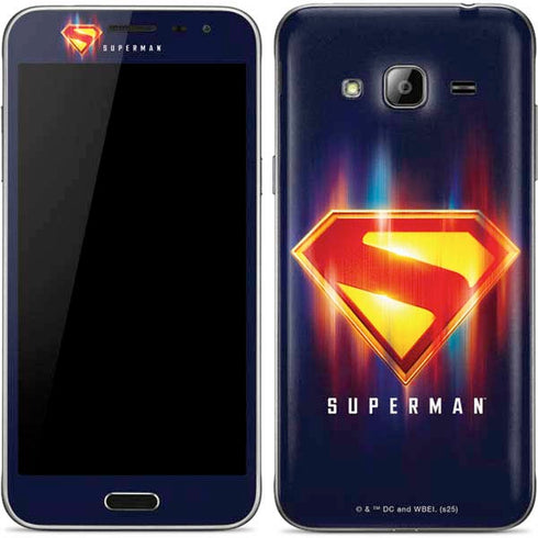 Superman 2025 Energy Shield Neon Emblem Galaxy J3 Skin