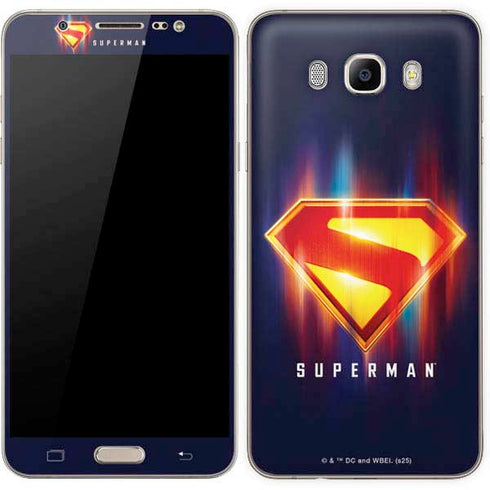 Superman 2025 Energy Shield Neon Emblem Galaxy J7 Skin