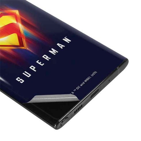 Superman 2025 Energy Shield Neon Emblem Galaxy Note 10 Plus Skin