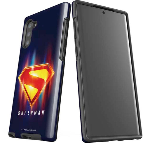 Superman 2025 Energy Shield Neon Emblem Galaxy Note 10 Pro Case