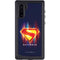 Superman 2025 Energy Shield Neon Emblem Galaxy Note 10 Waterproof Case