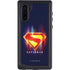 Superman 2025 Energy Shield Neon Emblem Galaxy Note 10 Waterproof Case