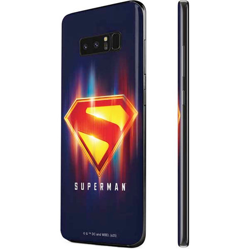 Superman 2025 Energy Shield Neon Emblem Galaxy Note 8 Skin