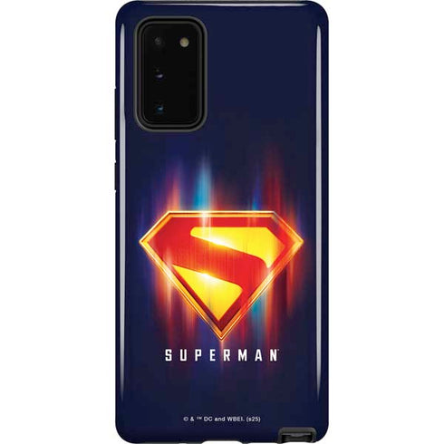 Superman 2025 Energy Shield Neon Emblem Galaxy Note20 5G Pro Case