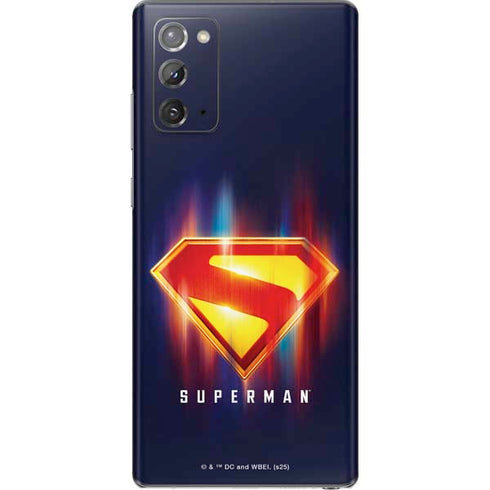 Superman 2025 Energy Shield Neon Emblem Galaxy Note20 5G Skin