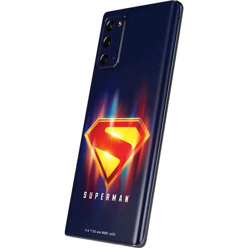 Superman 2025 Energy Shield Neon Emblem Galaxy Note20 5G Skin