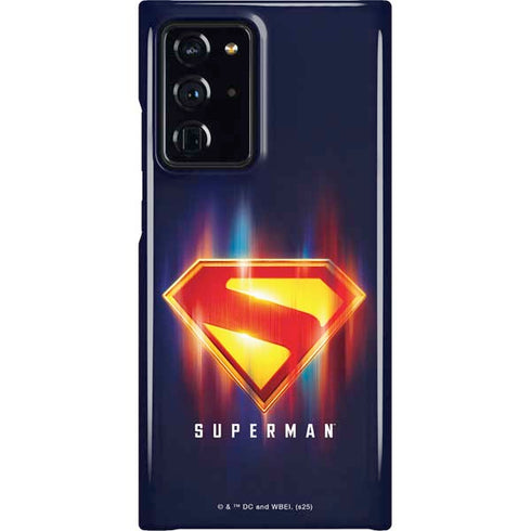 Superman 2025 Energy Shield Neon Emblem Galaxy Cases