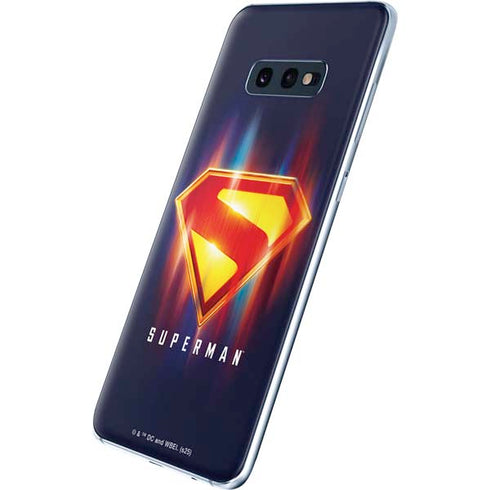 Superman 2025 Energy Shield Neon Emblem Galaxy S10e Skin