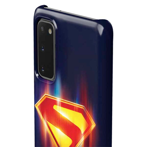 Superman 2025 Energy Shield Neon Emblem Galaxy S20 Lite Case