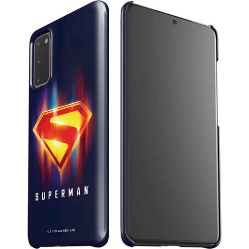 Superman 2025 Energy Shield Neon Emblem Galaxy S20 Lite Case