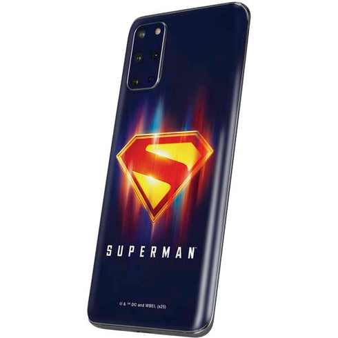 Superman 2025 Energy Shield Neon Emblem Galaxy S20 Plus Skin