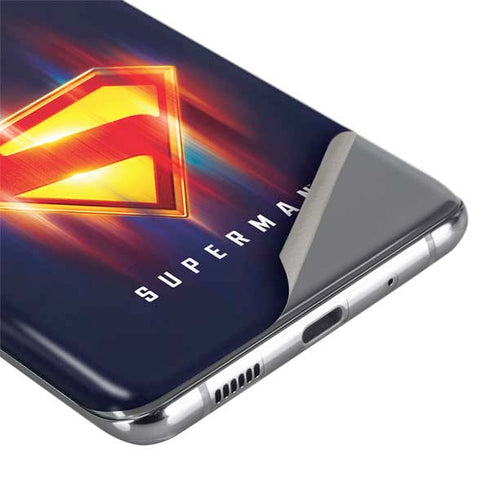 Superman 2025 Energy Shield Neon Emblem Galaxy S20 Ultra 5G Skin