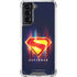 Superman 2025 Energy Shield Neon Emblem Galaxy S21 5G Clear Case