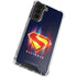 Superman 2025 Energy Shield Neon Emblem Galaxy S21 FE Clear Case