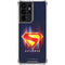 Superman 2025 Energy Shield Neon Emblem Galaxy S21 Ultra 5G Clear Case
