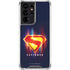 Superman 2025 Energy Shield Neon Emblem Galaxy S21 Ultra 5G Clear Case