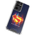 Superman 2025 Energy Shield Neon Emblem Galaxy S21 Ultra 5G Clear Case