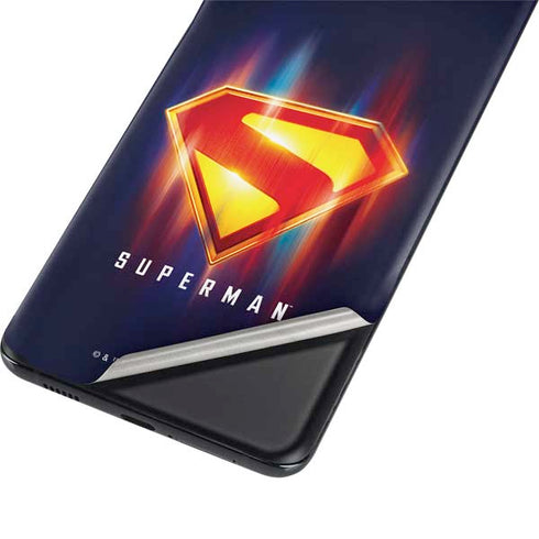 Superman 2025 Energy Shield Neon Emblem Galaxy S21 Ultra 5G Skin
