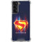 Superman 2025 Energy Shield Neon Emblem Galaxy S22 Clear Case
