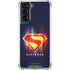 Superman 2025 Energy Shield Neon Emblem Galaxy S22 Clear Case