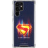Superman 2025 Energy Shield Neon Emblem Galaxy S22 Ultra Clear Case