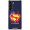 Superman 2025 Energy Shield Neon Emblem Galaxy S23 Clear Case