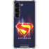 Superman 2025 Energy Shield Neon Emblem Galaxy S23 Clear Case