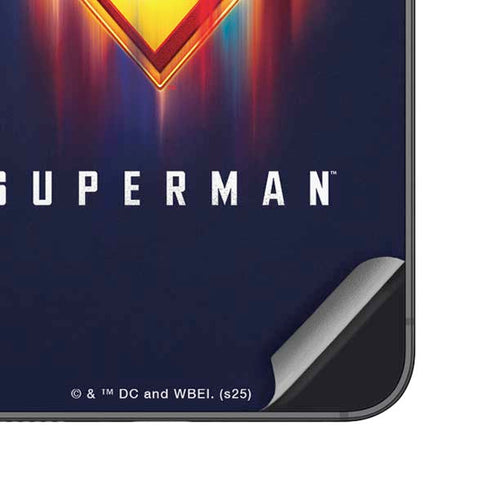 Superman 2025 Energy Shield Neon Emblem Galaxy S23 FE Skin