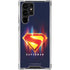 Superman 2025 Energy Shield Neon Emblem Galaxy S23 Ultra Clear Case