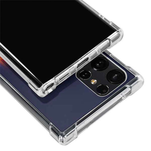 Superman 2025 Energy Shield Neon Emblem Galaxy S23 Ultra Clear Case