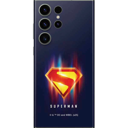 Superman 2025 Energy Shield Neon Emblem Galaxy Skins