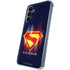 Superman 2025 Energy Shield Neon Emblem Galaxy S24 Clear Case