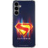 Superman 2025 Energy Shield Neon Emblem Galaxy S24 Plus Clear Case
