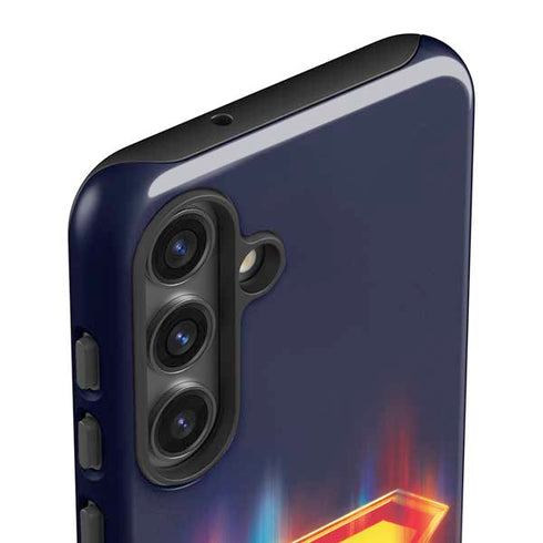 Superman 2025 Energy Shield Neon Emblem Galaxy S25 Impact Case