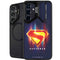 Superman 2025 Energy Shield Neon Emblem Galaxy S25 Plus Kickstand Case