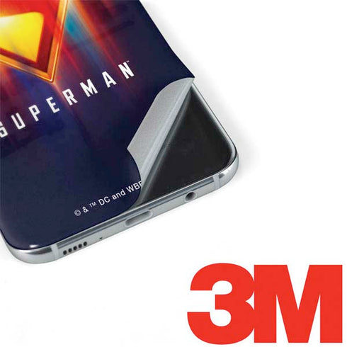 Superman 2025 Energy Shield Neon Emblem Galaxy S8 Plus Skin
