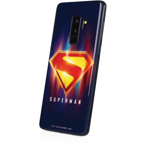 Superman 2025 Energy Shield Neon Emblem Galaxy S9 Plus Skin