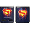 Superman 2025 Energy Shield Neon Emblem Galaxy Z Flip Skin