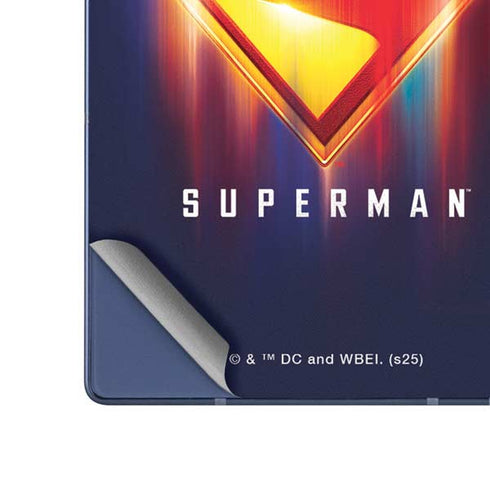 Superman 2025 Energy Shield Neon Emblem Galaxy Z Fold6 Skin
