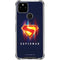 Superman 2025 Energy Shield Neon Emblem Google Pixel 5a 5G Clear Case