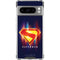 Superman 2025 Energy Shield Neon Emblem Google Pixel 8 Pro Clear Case