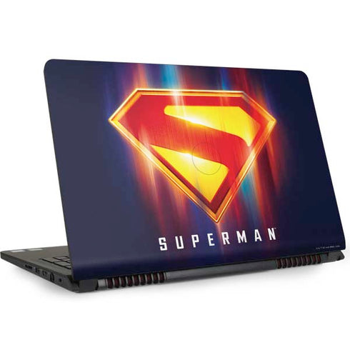 Superman 2025 Energy Shield Neon Emblem Dell Inspiron Skin